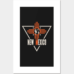 Retro New Mexico Land Of Enchantment Posters and Art